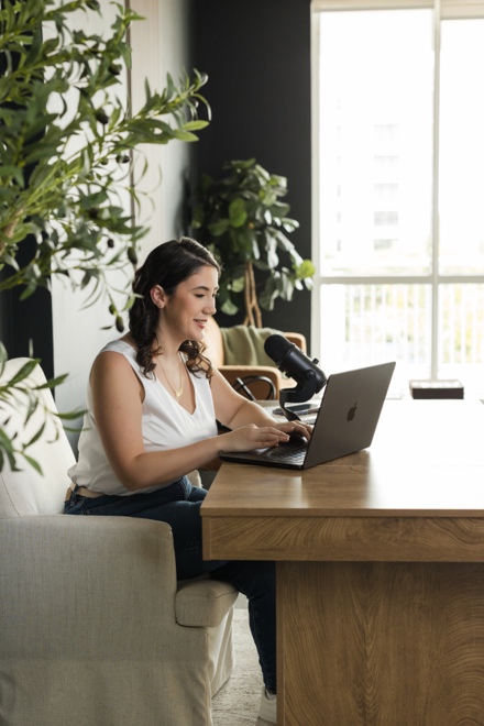 The Financial Madrina podcast studio